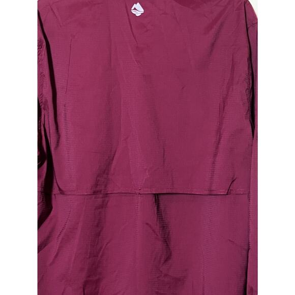 Ocean+Coast Mens Small Burgundy Vented Button Up Shirt Fishing Outdoors - Picture 7 of 13
